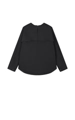 Shirt / JNBY Loose Cotton & Mulberry Silk Top