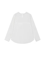 Shirt / JNBY Loose Cotton & Mulberry Silk Top