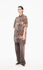 Shirt / JNBY Kew Gardens Pleated Floral Loose Shirt