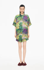 Shirt / JNBY Kew Gardens Pleated Floral Loose Shirt