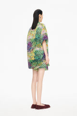 Shirt / JNBY Kew Gardens Pleated Floral Loose Shirt