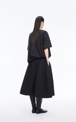 Shirt / JNBY Loose Cotton Poplin Short Sleeve Shirt