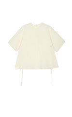 Shirt / JNBY Loose Cotton Poplin Short Sleeve Shirt