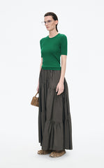 Sweater / JNBY Slim Fit Ultra-Thin Short Sleeve Pullover