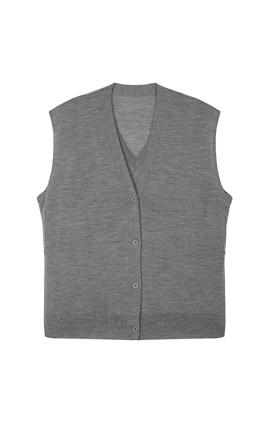 Sweater / JNBY Merino Wool Knit Vest