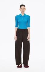 Sweater / JNBY Silk-Cotton Fitted Knit Polo