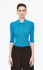 Sweater / JNBY Silk-Cotton Fitted Knit Polo