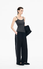 Sweater / JNBY Ribbed Slim Fit Merino Wool Tank Top