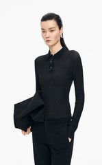 Sweater / JNBY Slim Fit Ultra-Thin Long Sleeve Pullover