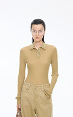 Sweater / JNBY Slim Fit Ultra-Thin Long Sleeve Pullover