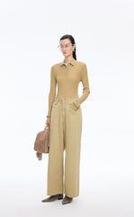 Sweater / JNBY Slim Fit Ultra-Thin Long Sleeve Pullover