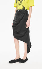 Skirt / JNBY Mid-Length Cotton Tencel Skirt