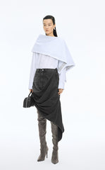 Skirt / JNBY Mid-Length Cotton Tencel Skirt