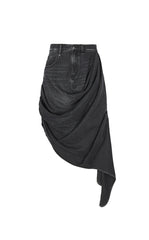 Skirt / JNBY Mid-Length Cotton Tencel Skirt