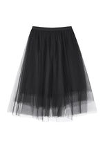 Skirt / JNBY Layered A-Line Tulle Midi Skirt
