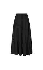 Skirt / JNBY A-Line Pleated Rayon Silk Maxi Skirt