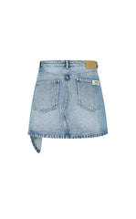 Skirt / JNBY Italian Cotton Twill A-Line Mini Skirt