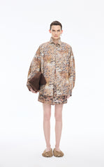 Shorts / JNBY Kew Gardens Print Pleated Shorts