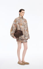 Shorts / JNBY Kew Gardens Print Pleated Shorts