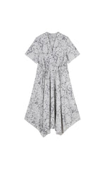 Dress / JNBY Hand-Painted Hydrangea A-Line Dress