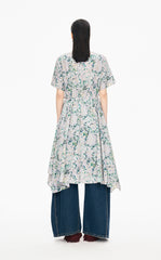 Dress / JNBY Hand-Painted Hydrangea A-Line Dress