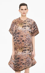 Dress / JNBY Kew Gardens Hand-Painted Pleated Dress