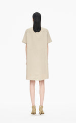 Dress / JNBY Cotton Poplin Short Sleeve Dress