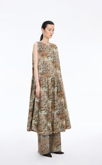 Dress / JNBY Kew Gardens inspired print Sleeveless Cotton Dress