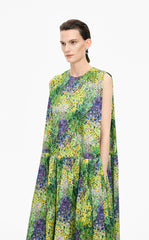 Dress / JNBY Kew Gardens inspired print Sleeveless Cotton Dress