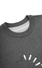 Sweatshirt / JNBY Embellished Snake Metallic Sweatshirt