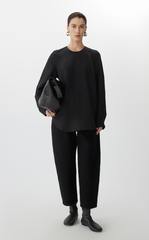 Shirt / JNBY Loose-Fit Silk Power-Spun Top