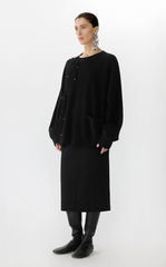 Skirt / JNBY Stretch Polyester Midi Skirt