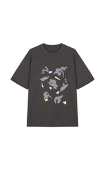 T-shirt / JNBY Blossom Silhouette Loose-Fit Cotton T-Shirt