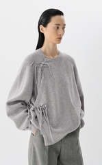 Sweater / JNBY Raglan-Sleeve Cardigan with Chinese Button Closure