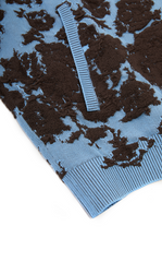 Sweater / JNBY Peony Jacquard Knit Short Cardigan