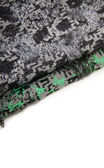 Sweater / JNBY Geometric Oversized Zip-Up Knit Cardigan