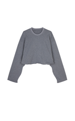 Sweatshirt / JNBY Twist-Knot Oversized Cotton Sweatshirt