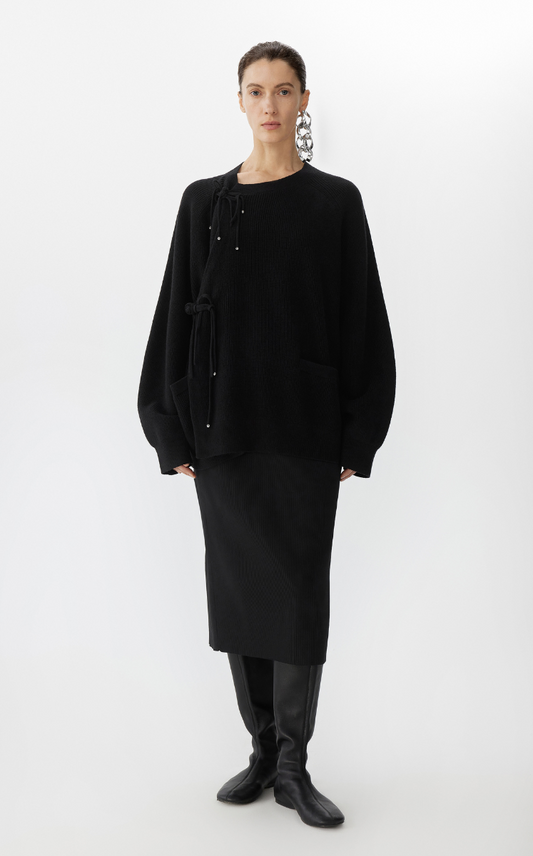 Skirt / JNBY Stretch Polyester Midi Skirt