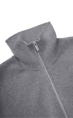 Sweater / JNBY Cotton Short Cardigan with Dual-Zip