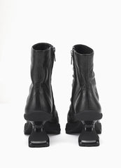 Shoes / JNBY Wool Leather Ankle Boots