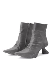 Shoes / JNBY Wool Leather Ankle Boots