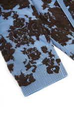 Sweater / JNBY Peony Jacquard Knit Short Cardigan