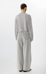 T-shirt / JNBY Tencel-Cashmere Relaxed Fit Long Sleeve T-Shirt