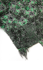 Sweater / JNBY Geometric Oversized Zip-Up Knit Cardigan