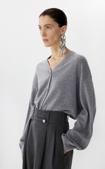 Sweater / JNBY Relaxed Wool-Cashmere Blend Cardigan