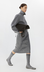 Sweater / JNBY Cotton Short Cardigan with Dual-Zip