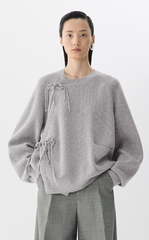 Sweater / JNBY Raglan-Sleeve Cardigan with Chinese Button Closure