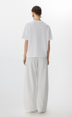 T-shirt / JNBY Cotton-Hemp Relaxed Fit Snake Graphic T-Shirt