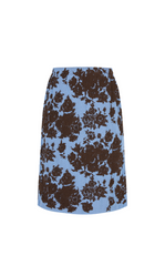 Skirt / JNBY Cotton Blend Floral Midi Skirt