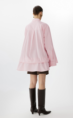 Shirt/JNBY Drawstring Oversized Cotton Poplin Shirt
